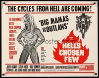 2c163 HELL'S CHOSEN FEW 1/2sh '68 motorcycles from Hell are coming, real biker gangs!