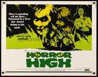 2c172 HORROR HIGH 1/2sh '74 Twisted Brain, something evil is out there and it's going to kill me!
