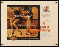 2c182 I AM A CAMERA 1/2sh '55 Laurence Harvey, Julie Harris, great art of sexy legs!