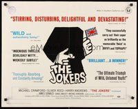 2c207 JOKERS 1/2sh '67 Michael Crawford & Oliver Reed, directed by Michael Winner!