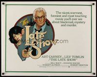 2c231 LATE SHOW 1/2sh '77 great artwork of Art Carney & Lily Tomlin by Richard Amsel!
