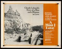 2c247 LOVE IS A FUNNY THING 1/2sh '70 Claude Lelouch, Jean-Paul Belmondo, Annie Girardot!