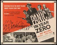 2c312 PANIC IN YEAR ZERO 1/2sh '62 Ray Milland, Jean Hagen, Frankie Avalon, orgy of looting & lust!