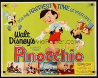 2c323 PINOCCHIO 1/2sh R71 Disney classic fantasy cartoon about a wooden boy who wants to be real!
