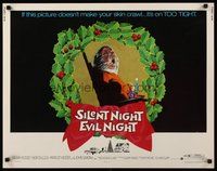 2c368 SILENT NIGHT EVIL NIGHT 1/2sh '75 this gruesome image will surely make your skin crawl!
