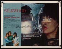 2c370 SILKWOOD 1/2sh '83 Meryl Streep, Cher, Kurt Russell, directed by Mike Nichols!