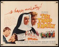 2c458 TRAPP FAMILY 1/2sh '60 the real life inspiring Sound of Music story!