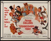 2c468 UNDERCOVERS HERO 1/2sh '75 Peter Sellers & the most WANTED women in France!