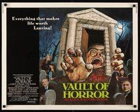 2c477 VAULT OF HORROR 1/2sh '73 Tales from Crypt sequel, cool art of death's waiting room!