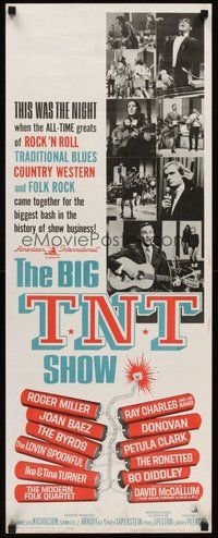 2d053 BIG T.N.T. SHOW insert'66 all-star rock & roll, traditional blues, country western & folk rock