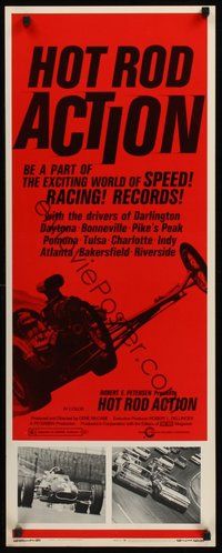 2d199 HOT ROD ACTION insert '69 the exciting world of speed, drag racing & record breaking runs!