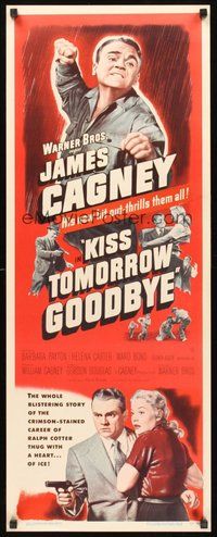 2d232 KISS TOMORROW GOODBYE insert '50 great images of tough James Cagney w/Barbara Payton!