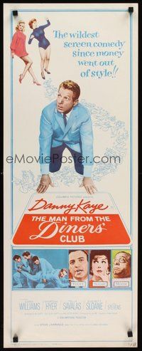 2d275 MAN FROM THE DINERS' CLUB insert '63 Kaye, funniest picture since money went out of style!
