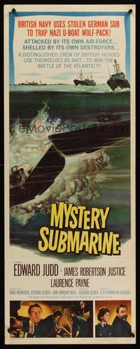 2d316 MYSTERY SUBMARINE insert '63 World War II's deadliest undersea sub vs. sub battle ever!
