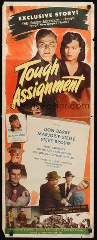 2d659 TOUGH ASSIGNMENT insert '50 Red Barry, Marjorie Steele, Hollywood's Cinderalla Girl!