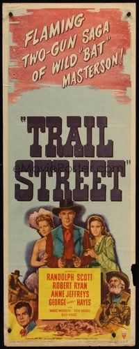 2d662 TRAIL STREET insert '47 Randolph Scott, Anne Jeffreys, Gabby Hayes!