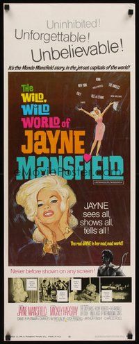 2d758 WILD, WILD WORLD OF JAYNE MANSFIELD insert '68 many super sexy images, she shows & tells all!