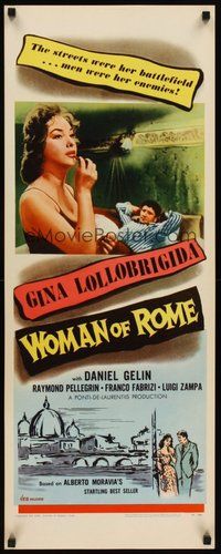2d765 WOMAN OF ROME insert '56 love was sexy Gina Lollobrigida's profession but men were a career!