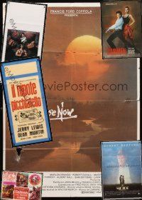 2e022 LOT OF 13 FOLDED & OVERSIZED FOREIGN POSTERS '55 - '91 Apocalypse Now, The Natural & more!
