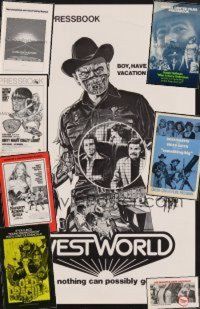 2e023 LOT OF 42 UNCUT PRESSBOOKS '65 - '79 Westworld, Close Encounters, Old Dracula & more!