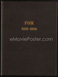 2e071 FOX 1925-1926 studio yearbook '25 one of the most elaborate & beautiful campaign books!