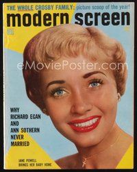 2e113 MODERN SCREEN magazine June 1956 Jane Powell brings her baby home!