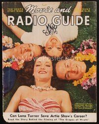 2e119 MOVIE & RADIO GUIDE magazine March 1940 Lamour, Crosby, Hope & Barrett in Road to Singapore!