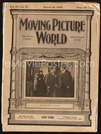 2e077 MOVING PICTURE WORLD exhibitor magazine March 18, 1916 cool full-color posters, Fairbanks