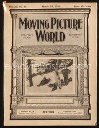 2e078 MOVING PICTURE WORLD exhibitor magazine March 25, 1916 Gillette as Holmes, John Barrymore
