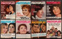 2e046 LOT OF 19 PHOTOPLAY MAGAZINES '63-65 Sean Connery, Jackie Kennedy, Debbie Reynolds & more!