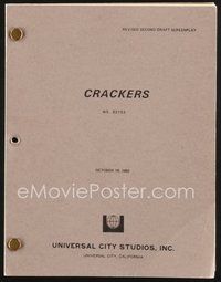 2e203 CRACKERS revised second draft script October 19, 1982, screenplay by Jeffrey Alan Fiskin!
