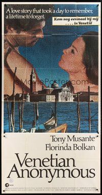 2f378 ANONYMOUS VENETIAN 3sh '71 a love story that took a day to remember & a lifetime to forget!