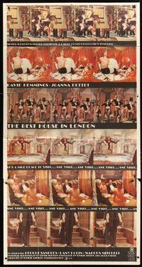 2f396 BEST HOUSE IN LONDON 3sh '69 lots of wacky different sexploitation images!