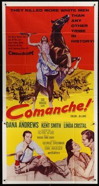 2f444 COMANCHE int'l 3sh R60s Dana Andrews, Linda Cristal, they killed more white men than any other