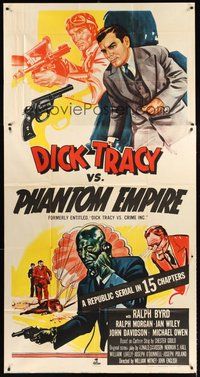 2f466 DICK TRACY VS. CRIME INC. 3sh R52 detective Ralph Byrd vs the Phantom Empire!