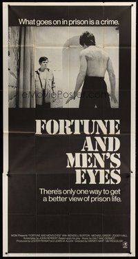 2f495 FORTUNE & MEN'S EYES 3sh '71 homosexual life behind bars, what goes on in prison is a crime!