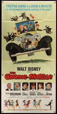 2f512 GNOME-MOBILE 3sh '67 Walt Disney fantasy, art of Walter Brennan & lots of little people!