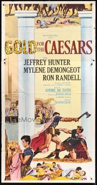 2f515 GOLD FOR THE CAESARS 3sh '64 Jeffrey Hunter, Mylene Demongeot, Oro Per I Cesari