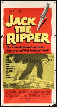 2f566 JACK THE RIPPER 3sh '60 American detective helps Scotland Yard find fabled killer!