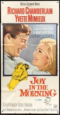 2f570 JOY IN THE MORNING 3sh '65 best close up of Richard Chamberlain & Yvette Mimieux!