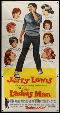 2f586 LADIES' MAN 3sh '61 girl-shy upstairs-man-of-all-work Jerry Lewis, different image!