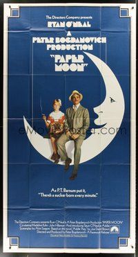 2f675 PAPER MOON int'l 3sh '73 great image of smoking Tatum O'Neal with dad Ryan O'Neal!