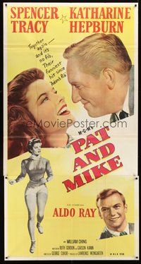 2f680 PAT & MIKE 3sh '52 Katharine Hepburn full-length & close up with Spencer Tracy, Aldo Ray!