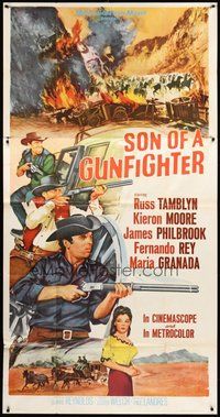 2f760 SON OF A GUNFIGHTER 3sh '66 Russ Tamblyn as Johnny Ketchum, Kieron Moore, different art!