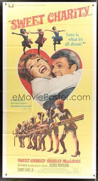 2f777 SWEET CHARITY 3sh '69 Bob Fosse musical starring Shirley MacLaine, it's all about love!