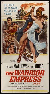 2f839 WARRIOR EMPRESS 3sh '60 sexy Tina Louise fought like an Amazon and loved like a woman!