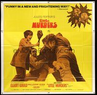 2f283 LITTLE MURDERS int'l 6sh '70 written by Jules Feiffer, directed by Alan Arkin, Elliott Gould