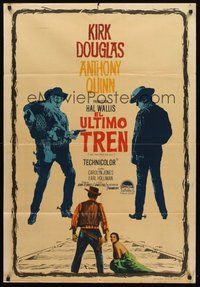 2f123 LAST TRAIN FROM GUN HILL Argentinean '59 Kirk Douglas, Anthony Quinn, John Sturges