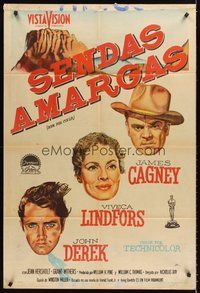 2f174 RUN FOR COVER Argentinean '55 James Cagney, Viveca Lindfors, John Derek, Nicholas Ray!
