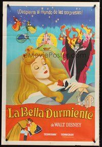 2f184 SLEEPING BEAUTY Argentinean R60s Walt Disney cartoon fairy tale fantasy classic!